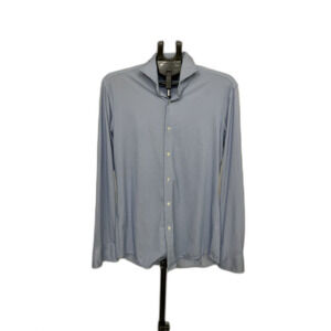 BOSS Hugo Boss Men's 39/15.5 Slim Fit Stretch Dress Shirt Light Blue Jason